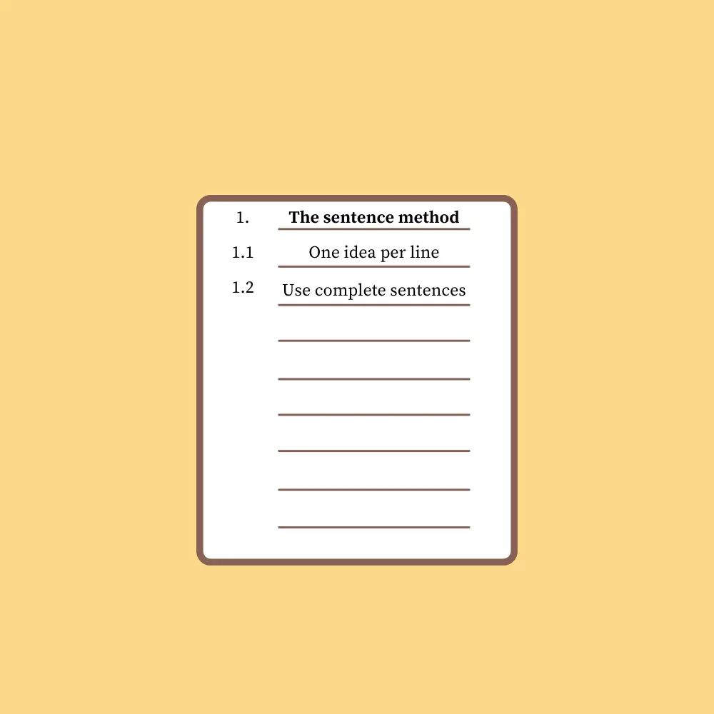 A Guide to The Sentence Method of Note-Taking